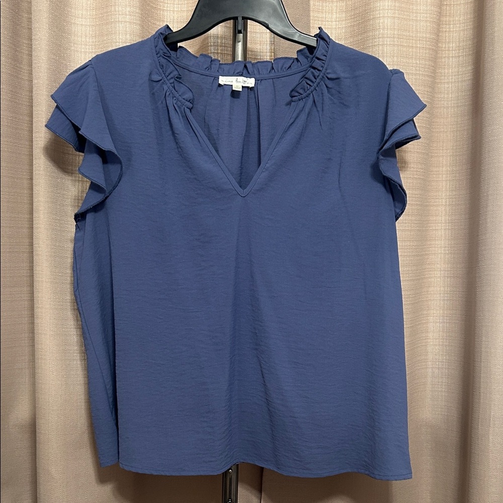 Nine Britton Blue Blouse